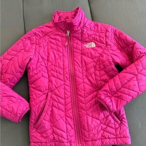 The North Face Kids Pink Quilted Jacket
